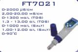 Water - ID; Gmbh FT7021 - Máy đo EC, TDS, Muối và nhiệt độ cầm tay